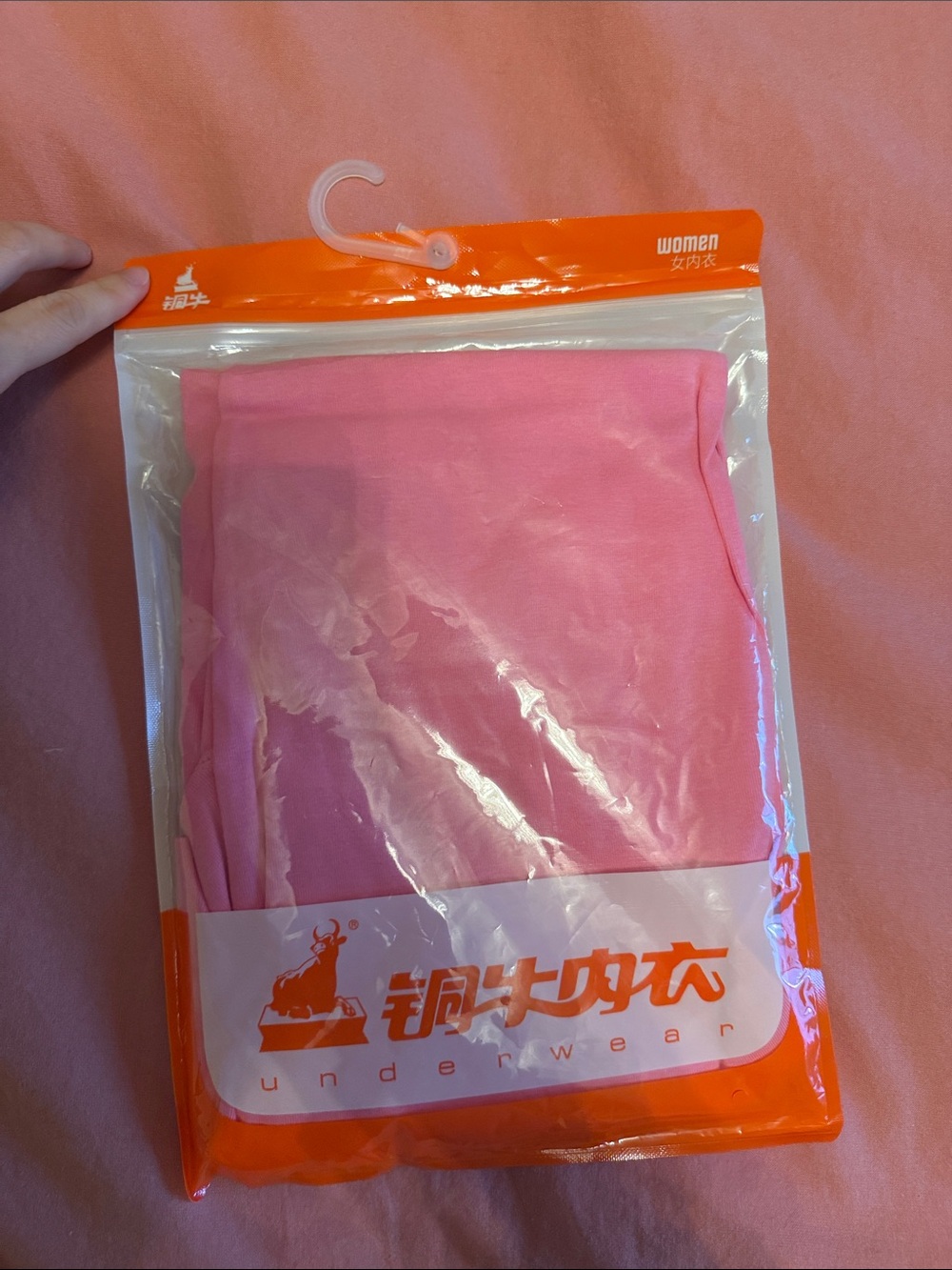 Women’s Pink Underwear long pants - 100% cotton